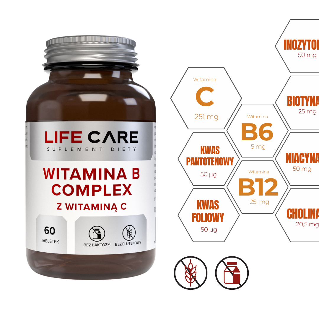 LIFE CARE Witamina B Complex z Witaminą C 